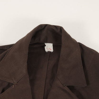 50～60s フレンチヴィンテージ コットン/リネン アトリエコート Le Cour Blanche