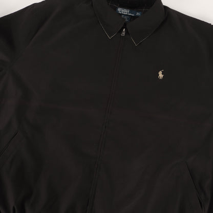 裏地チェック ポニー刺繍 スイングトップ