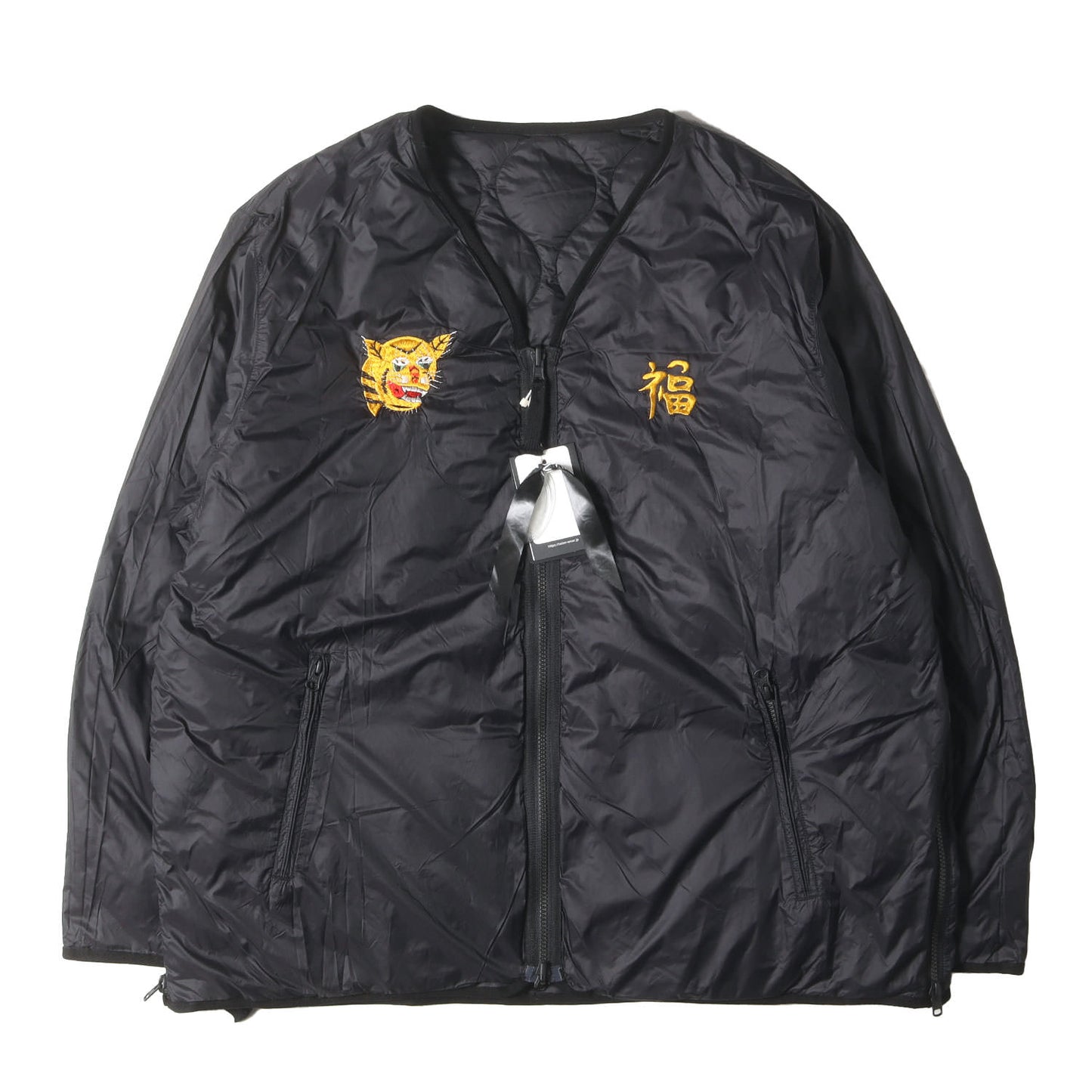ジャパンスペシャル 虎刺繍 リバーシブル ベトジャン ダウンジャケット