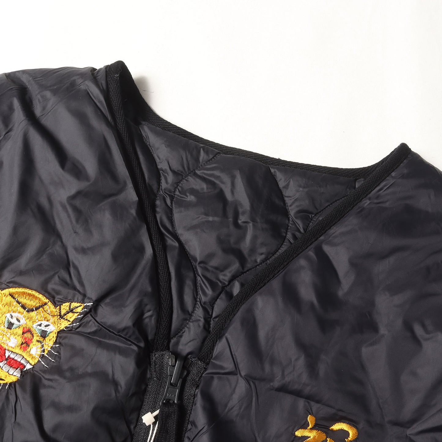 ジャパンスペシャル 虎刺繍 リバーシブル ベトジャン ダウンジャケット