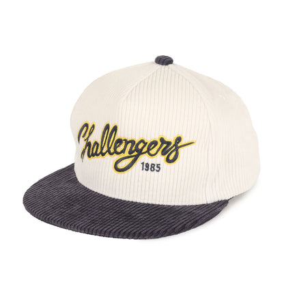 21AW ブランドロゴ刺繍 コーデュロイ 5パネルキャップ(CORDUROY CURSIVE CAP)