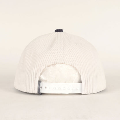 21AW ブランドロゴ刺繍 コーデュロイ 5パネルキャップ(CORDUROY CURSIVE CAP)