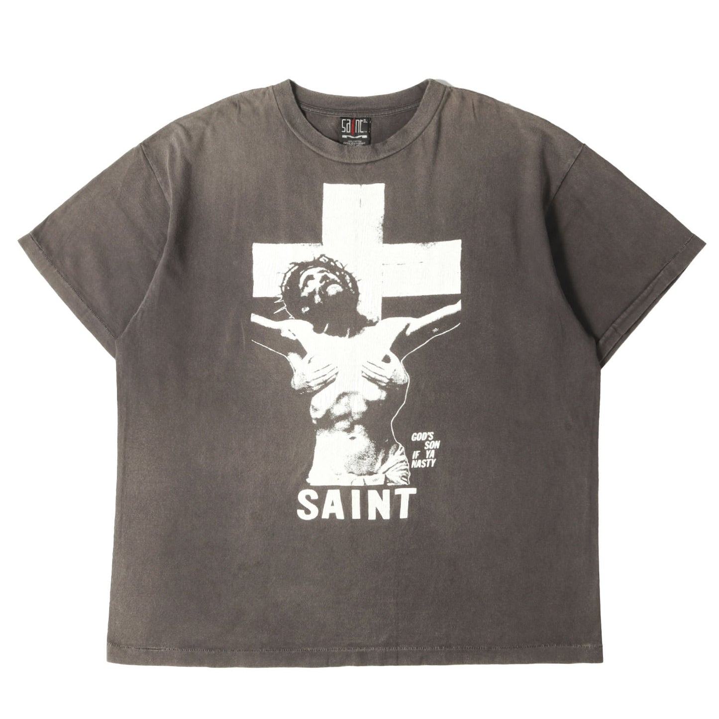 22SS ヴィンテージ加工 キリスト グラフィック Tシャツ(SS TEE DMJ)
