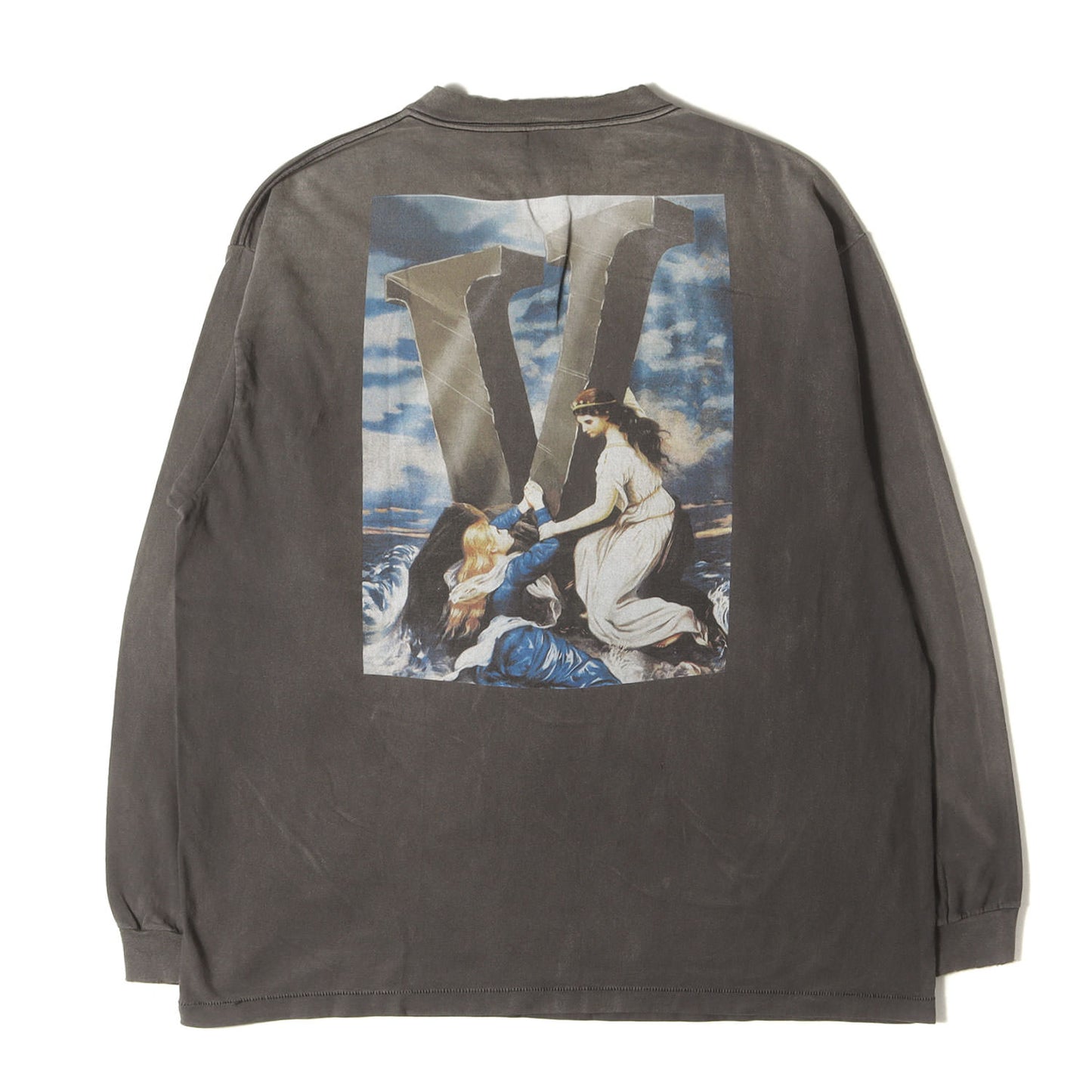 22AW ×VLONE ヴィンテージ加工 ロングスリーブ Tシャツ(VL_LS TEE)