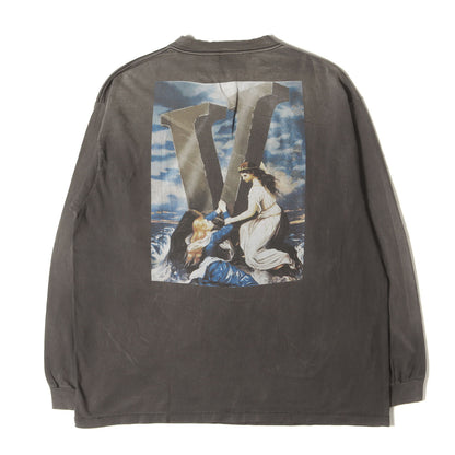 22AW ×VLONE ヴィンテージ加工 ロングスリーブ Tシャツ(VL_LS TEE)