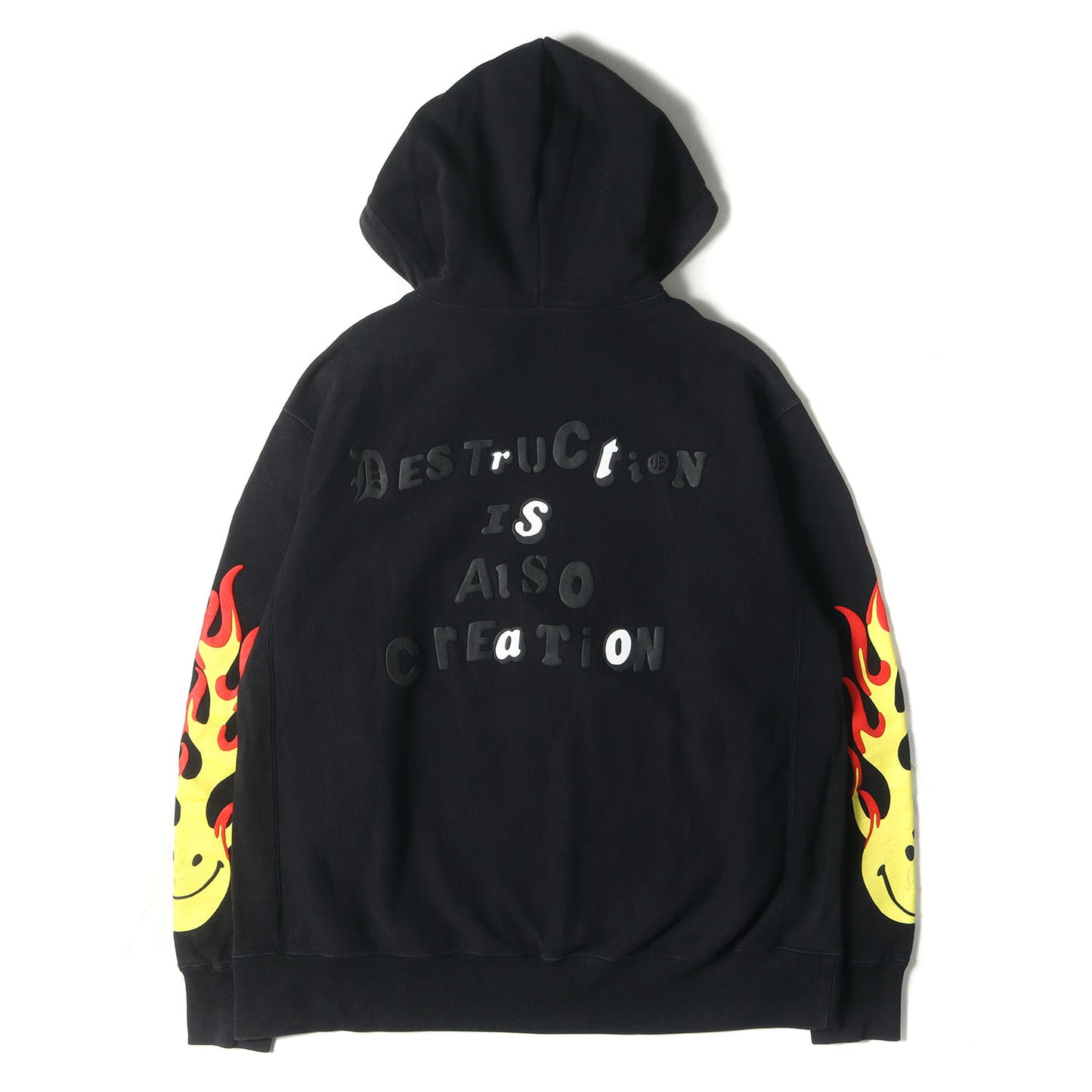 20SS フレイム グラフィック スウェットパーカー(Smile Hoodie)