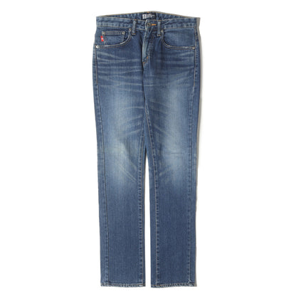 SSリンク ヴィンテージ加工 ストレッチ スキニー デニムパンツ