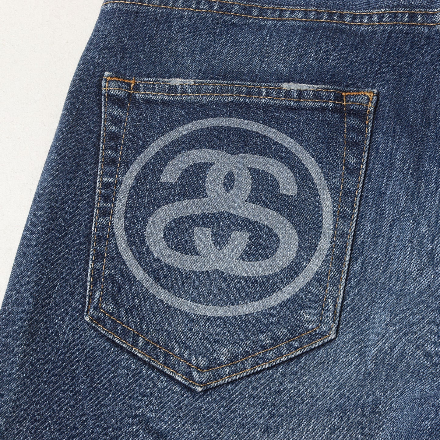 SSリンク ヴィンテージ加工 ストレッチ スキニー デニムパンツ