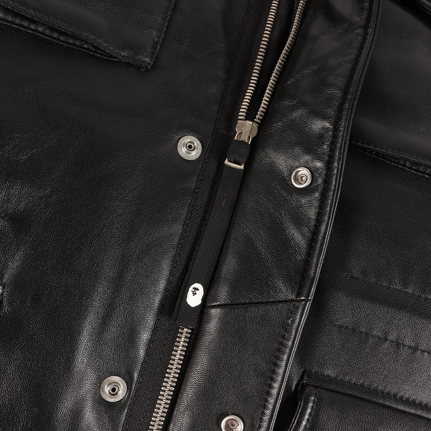 シープスキンレザー 裏地1stカモ M-65 ダウンジャケット