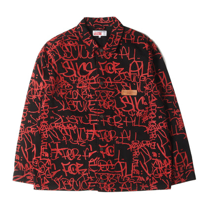 ×COMME des GARCONS SHIRTS グラフィック柄 チョアコート / カバーオール(Printed Canvas Chore Coat)