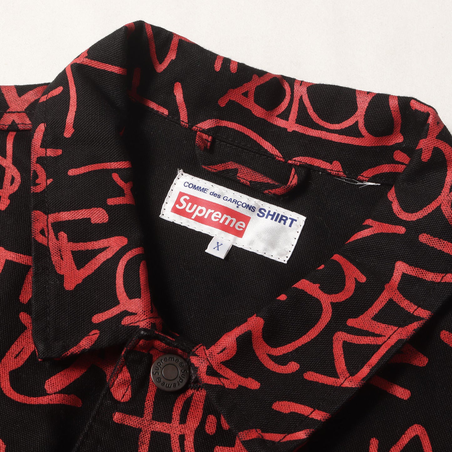 ×COMME des GARCONS SHIRTS グラフィック柄 チョアコート / カバーオール(Printed Canvas Chore Coat)