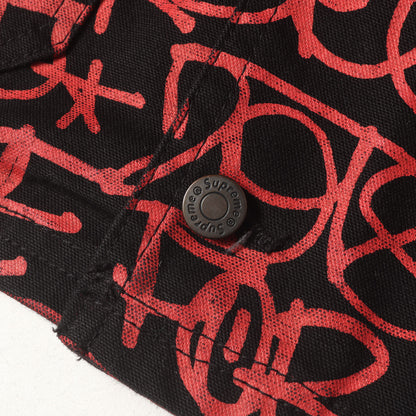 ×COMME des GARCONS SHIRTS グラフィック柄 チョアコート / カバーオール(Printed Canvas Chore Coat)