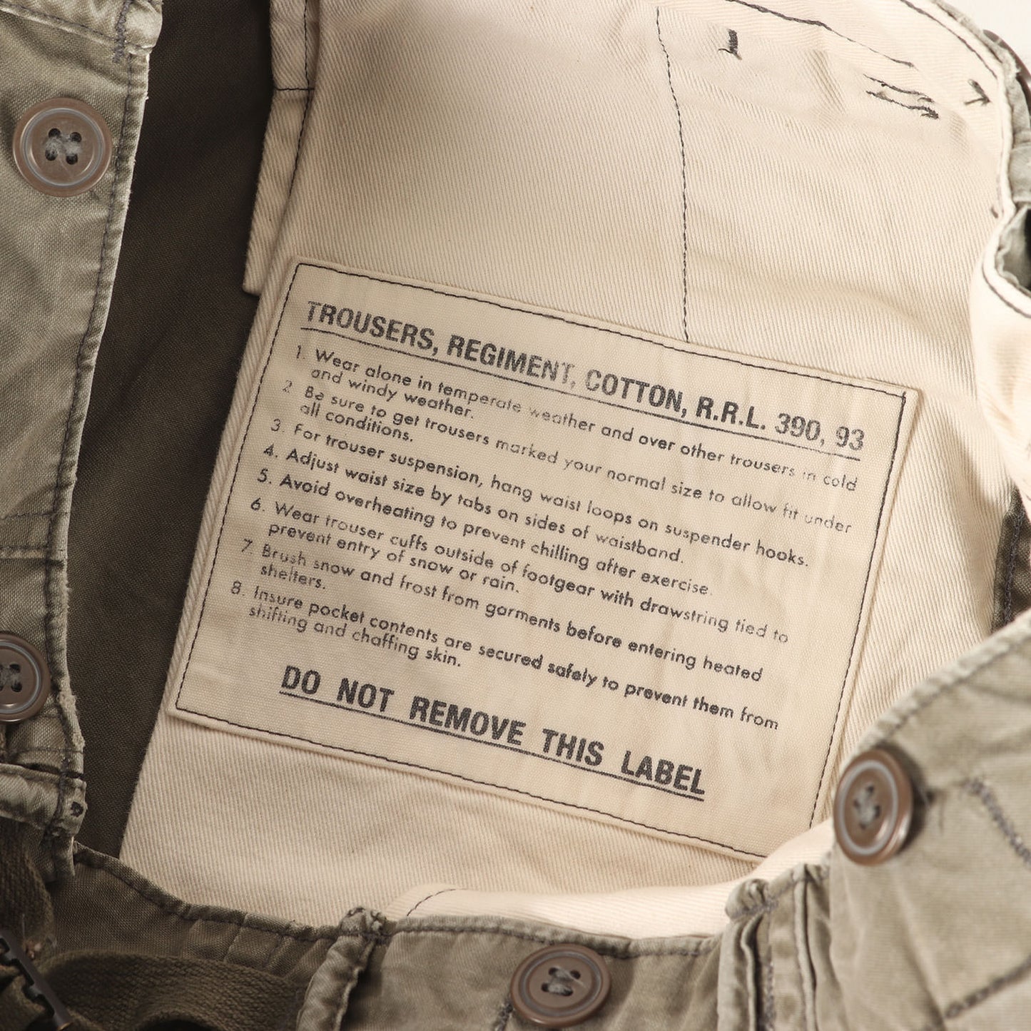 [近年モデル] ヴィンテージ加工 ミリタリー コットン カーゴパンツ