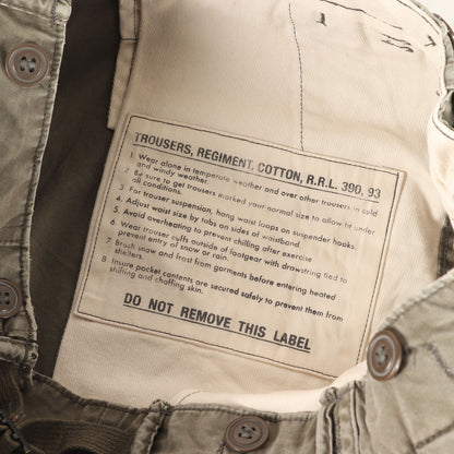 [近年モデル] ヴィンテージ加工 ミリタリー コットン カーゴパンツ