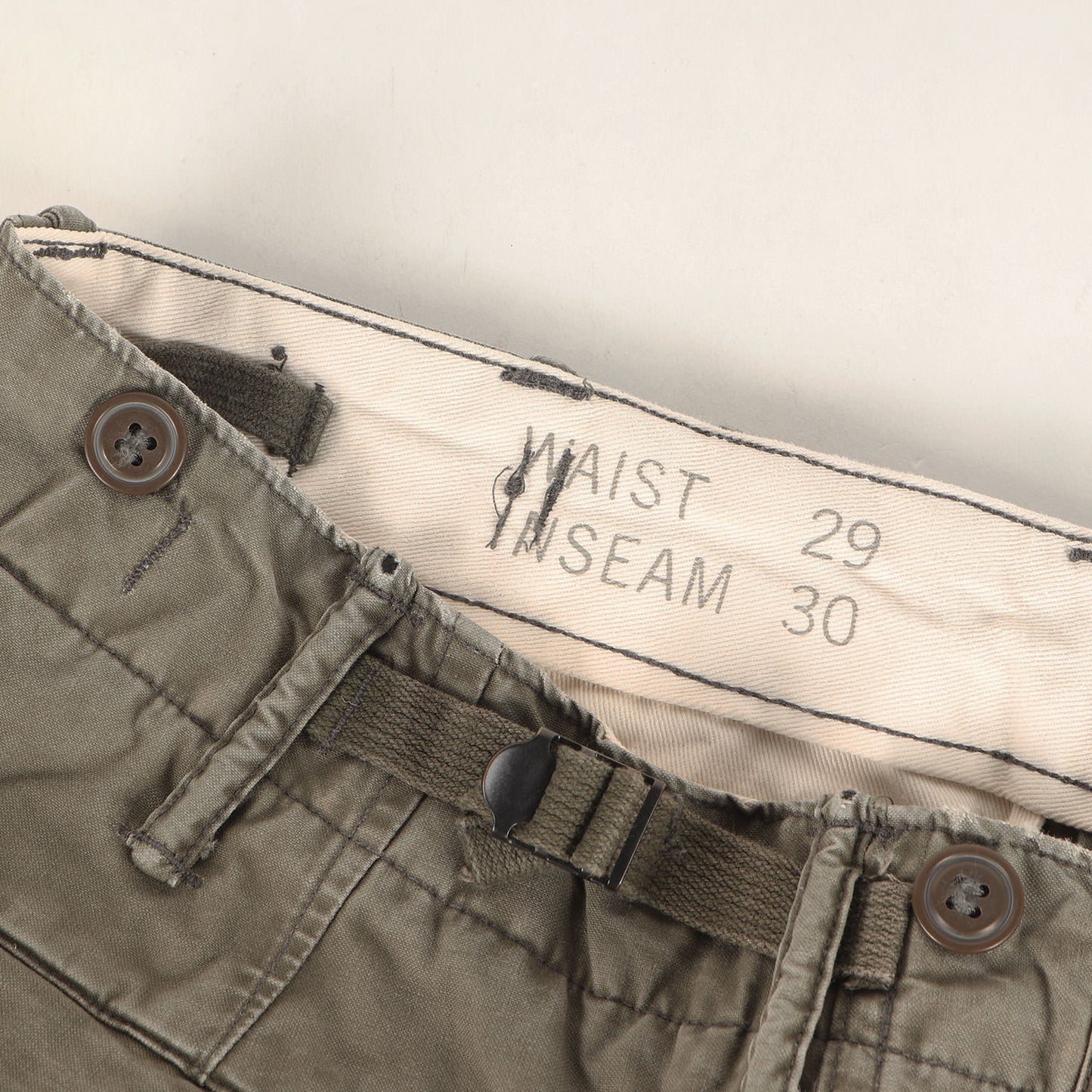 [近年モデル] ヴィンテージ加工 ミリタリー コットン カーゴパンツ