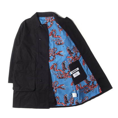 20AW 裏地スネーク柄 コットン トレンチコート(ISLEY / C-COAT)