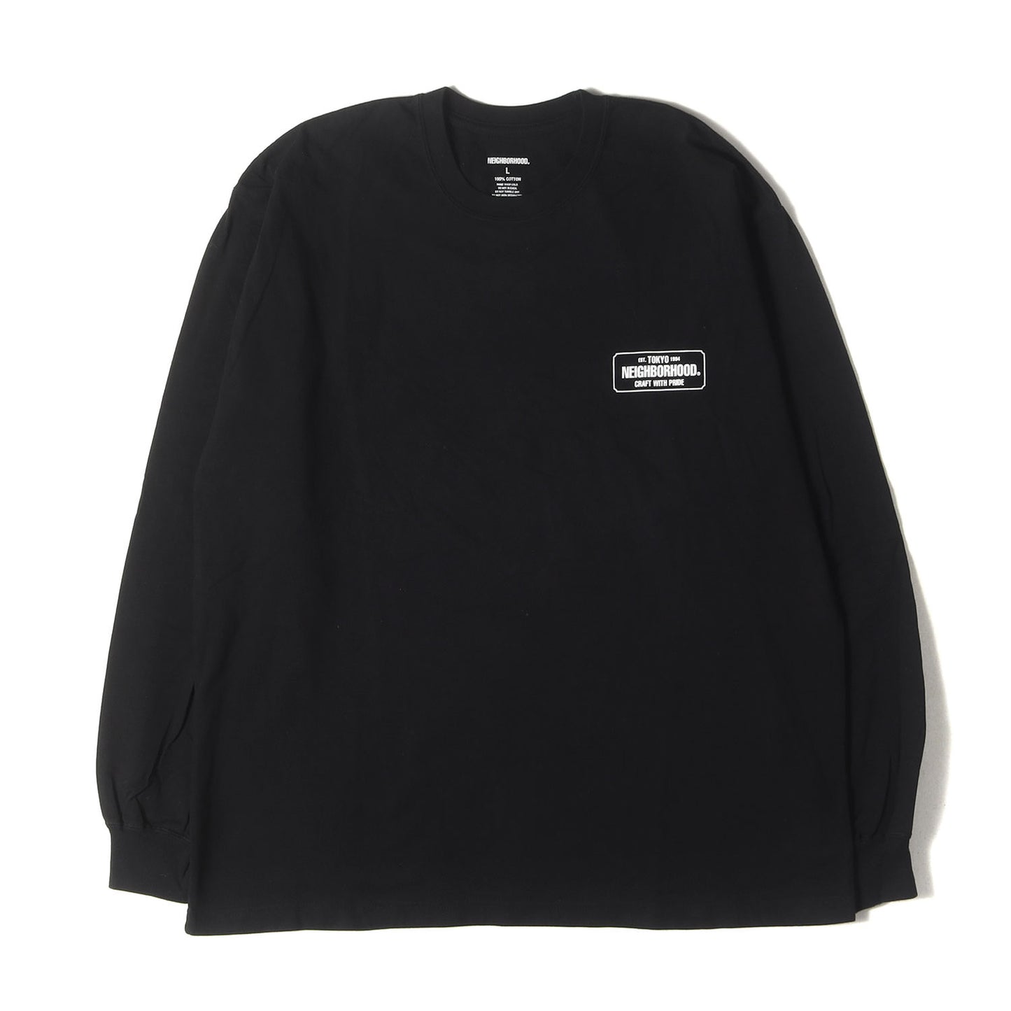 ブランドロゴ ロングスリーブ Tシャツ(BAR & SHIELD)