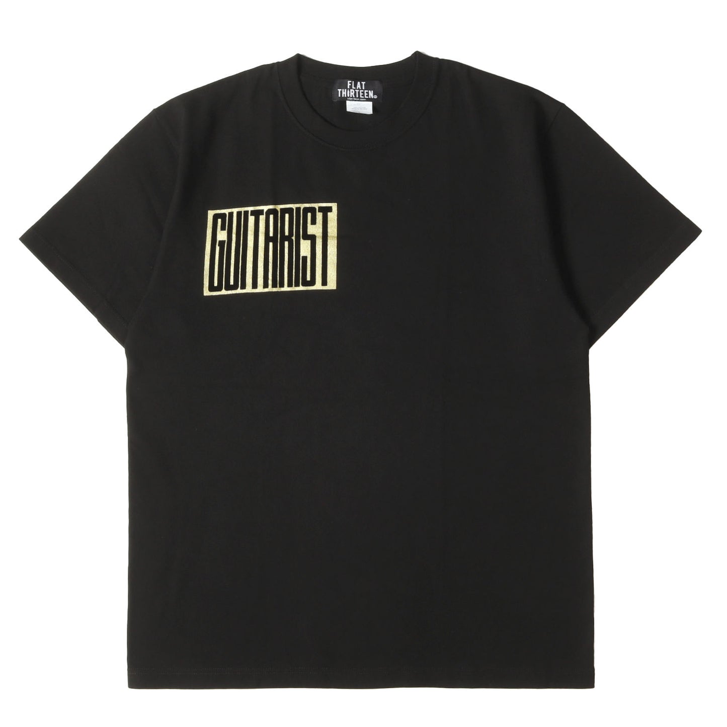 GUITARISTロゴ クルーネック Tシャツ