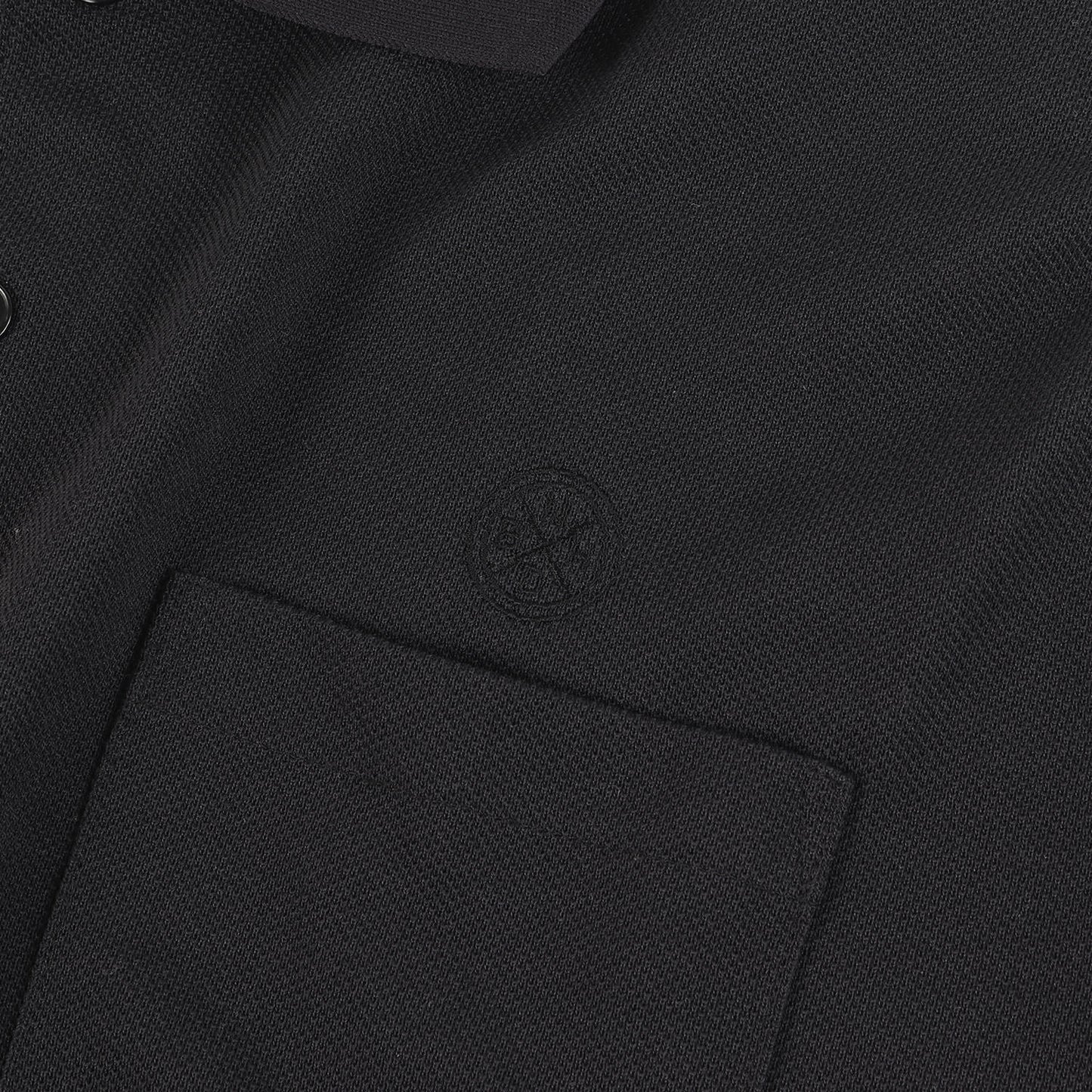 ワンポイント刺繍 鹿の子 ポロシャツ(LOGIC / E-POLO. SS)