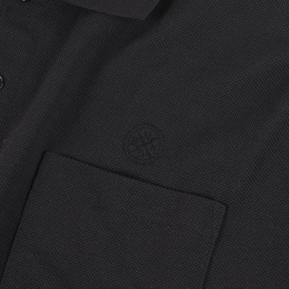 ワンポイント刺繍 鹿の子 ポロシャツ(LOGIC / E-POLO. SS)