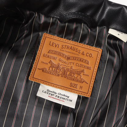 [リーバイスプレミアム] 日本限定 3rdタイプ レザー トラッカー ジャケット (LEATHER TRUCKER JACKET)