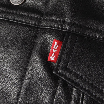 [リーバイスプレミアム] 日本限定 3rdタイプ レザー トラッカー ジャケット (LEATHER TRUCKER JACKET)