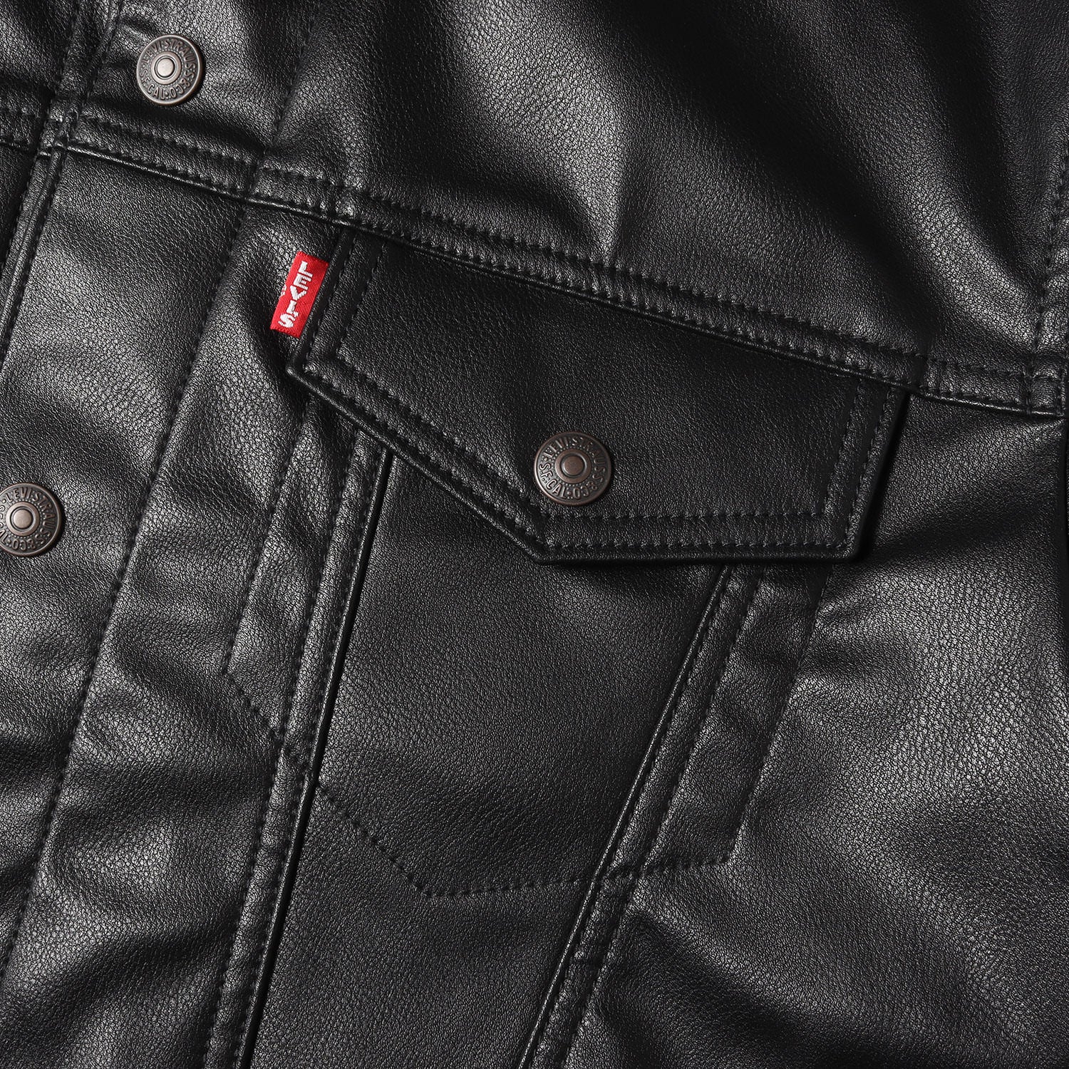 リーバイスプレミアム] 日本限定 3rdタイプ レザー トラッカー