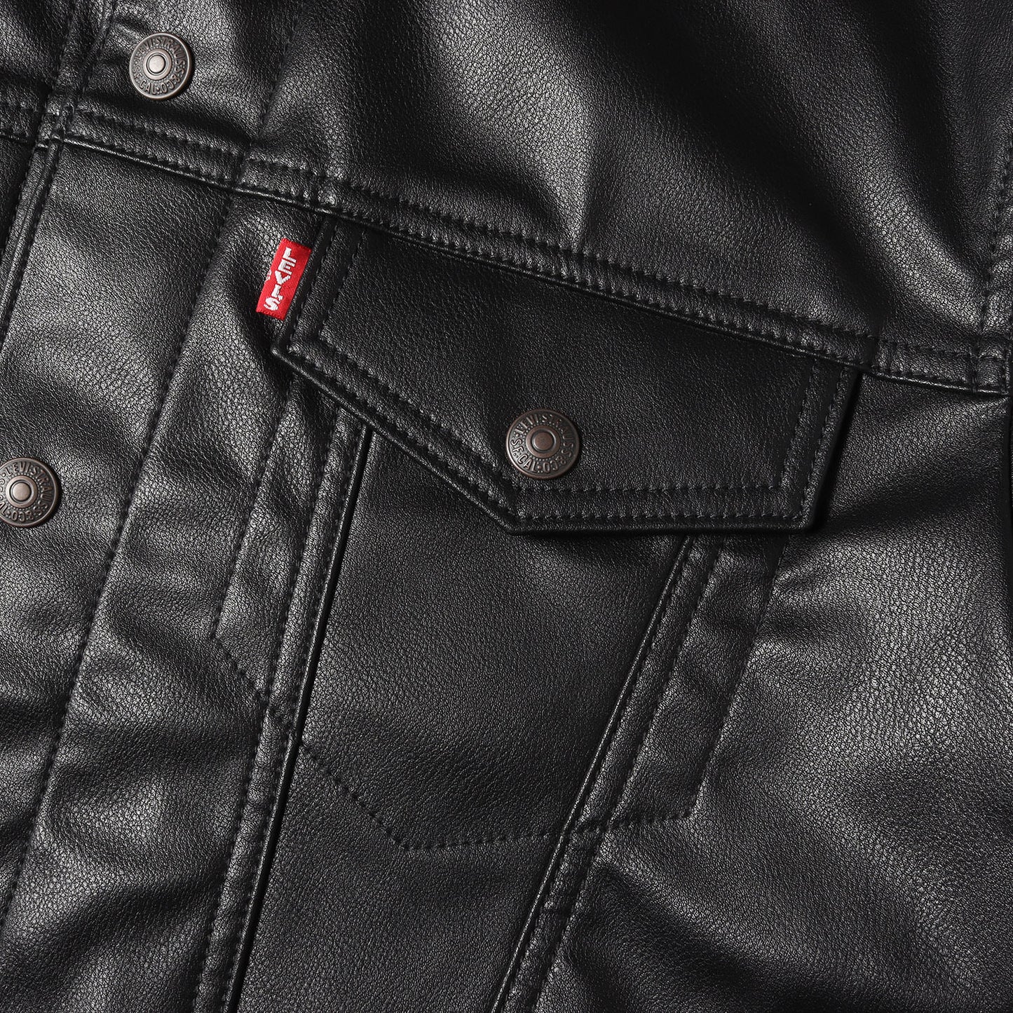 [リーバイスプレミアム] 日本限定 3rdタイプ レザー トラッカー ジャケット (LEATHER TRUCKER JACKET)