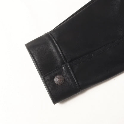 [リーバイスプレミアム] 日本限定 3rdタイプ レザー トラッカー ジャケット (LEATHER TRUCKER JACKET)