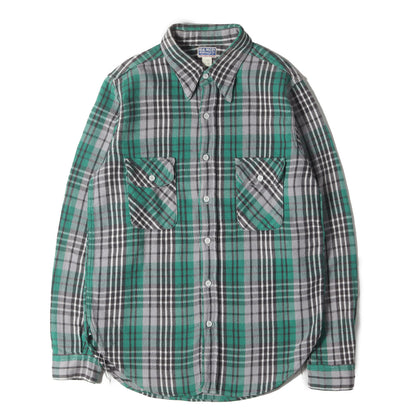 ヘビー チェック フランネルシャツ　966H