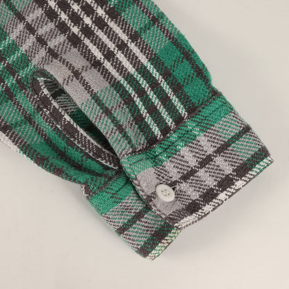 ヘビー チェック フランネルシャツ　966H