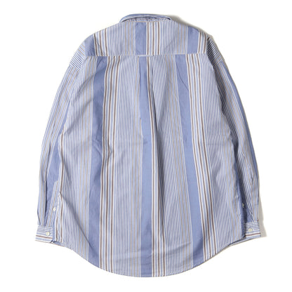 21AW マルチストライプ ボタンダウンシャツ(HYANNIS MULTI STRIPE B.D. LS SHIRT)