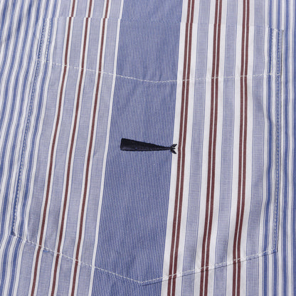21AW マルチストライプ ボタンダウンシャツ(HYANNIS MULTI STRIPE B.D. LS SHIRT)