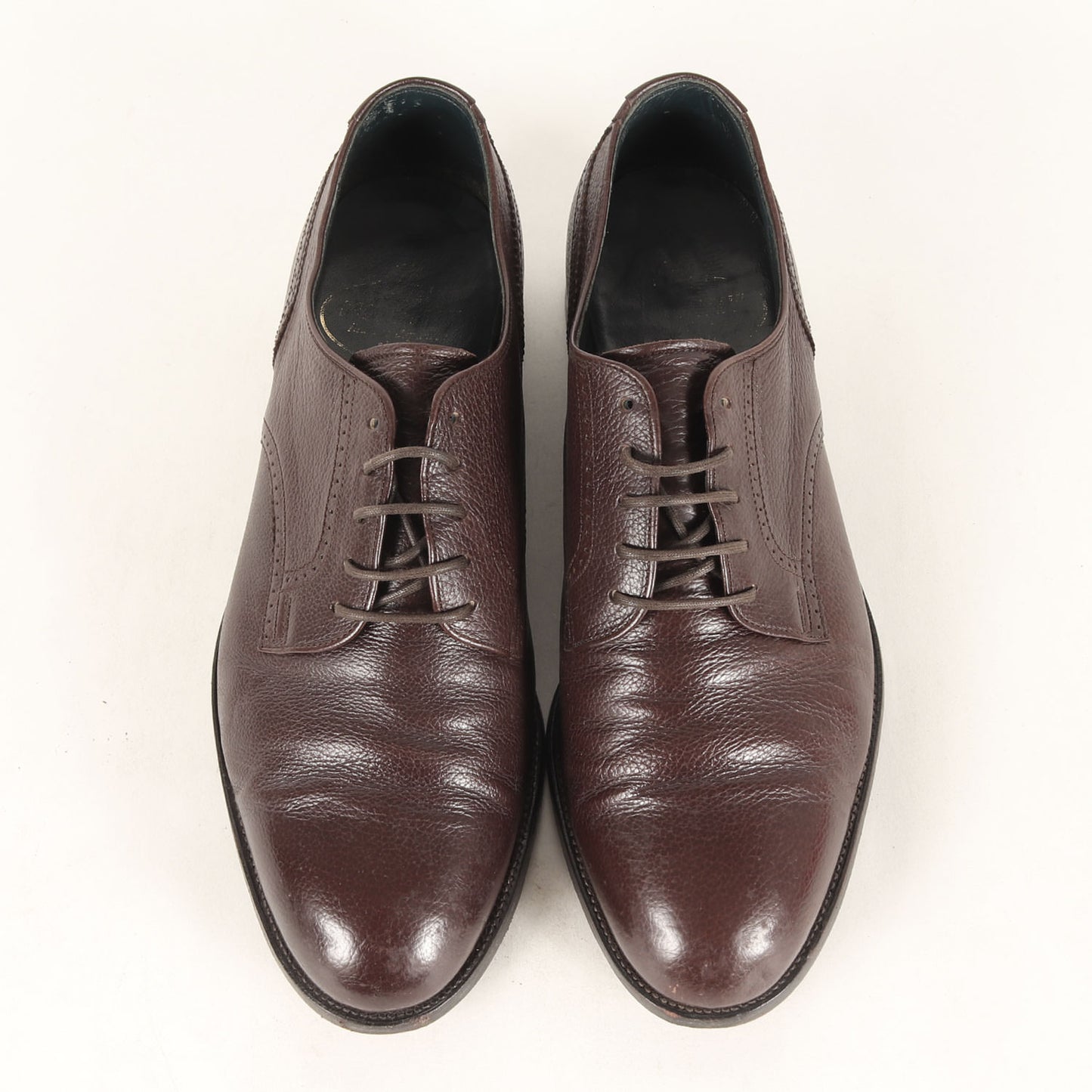 90s グレインレザー 外羽根 レザーシューズ