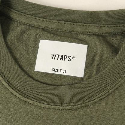 23SS ブランドロゴ刺繍 ポケット Tシャツ(SAC 02 / SS / COTTON. CREVASSE)