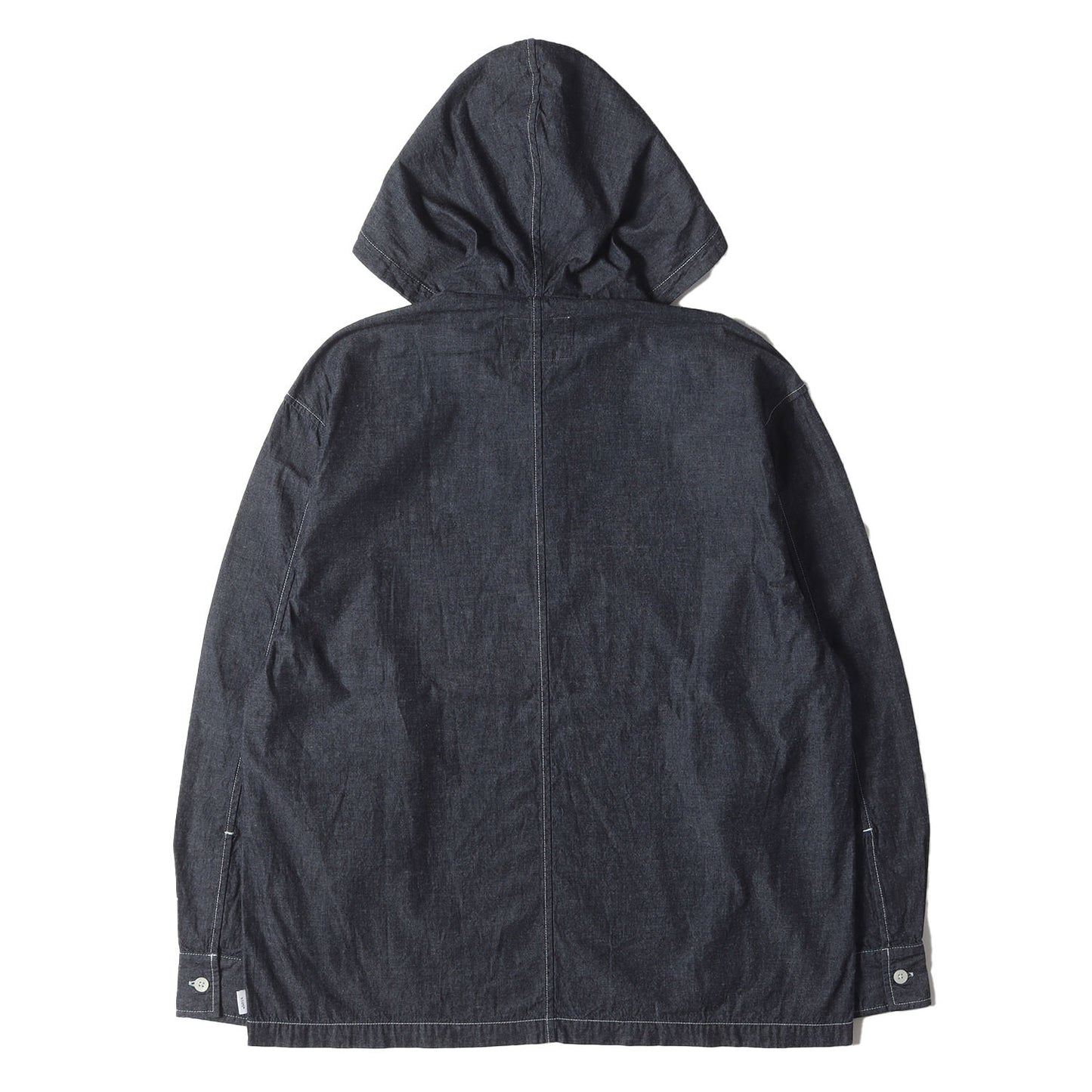 21SS フード付き プルオーバー シャンブレーシャツ(FALCONER / LS)
