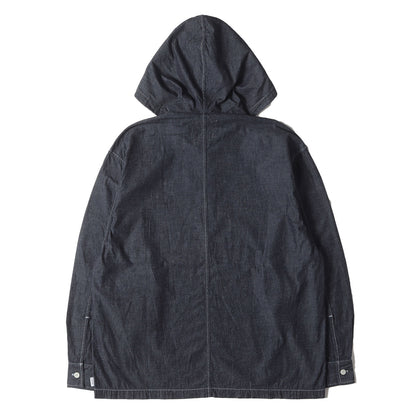 21SS フード付き プルオーバー シャンブレーシャツ(FALCONER / LS)