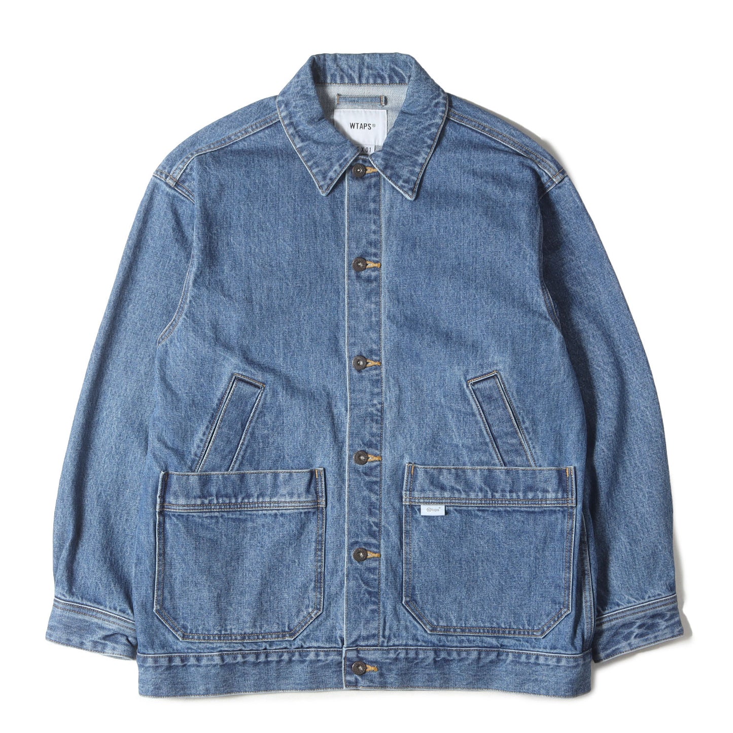 23AW ストーンバイオブリーチ加工 ワーク デニムジャケット(DADDY / JACKET / COTTON. DENIM)