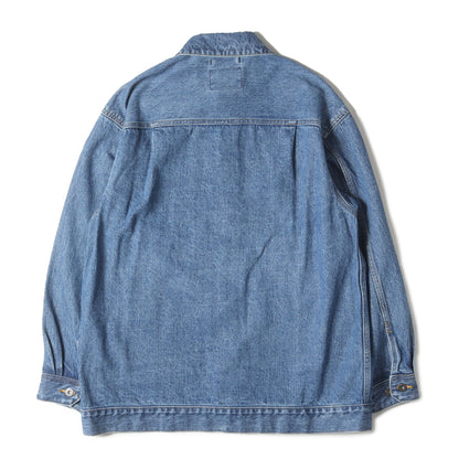 23AW ストーンバイオブリーチ加工 ワーク デニムジャケット(DADDY / JACKET / COTTON. DENIM)