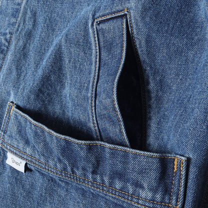 23AW ストーンバイオブリーチ加工 ワーク デニムジャケット(DADDY / JACKET / COTTON. DENIM)