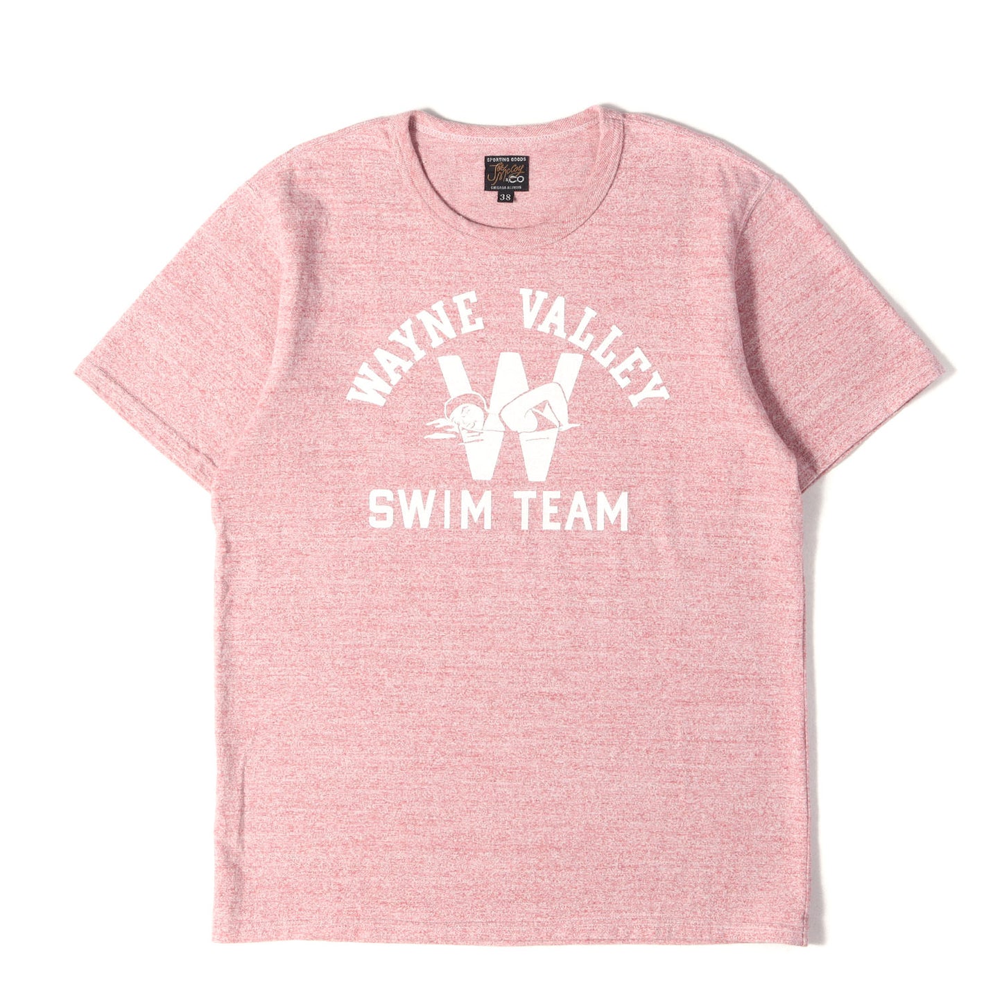 カレッジプリント 霜降り Tシャツ