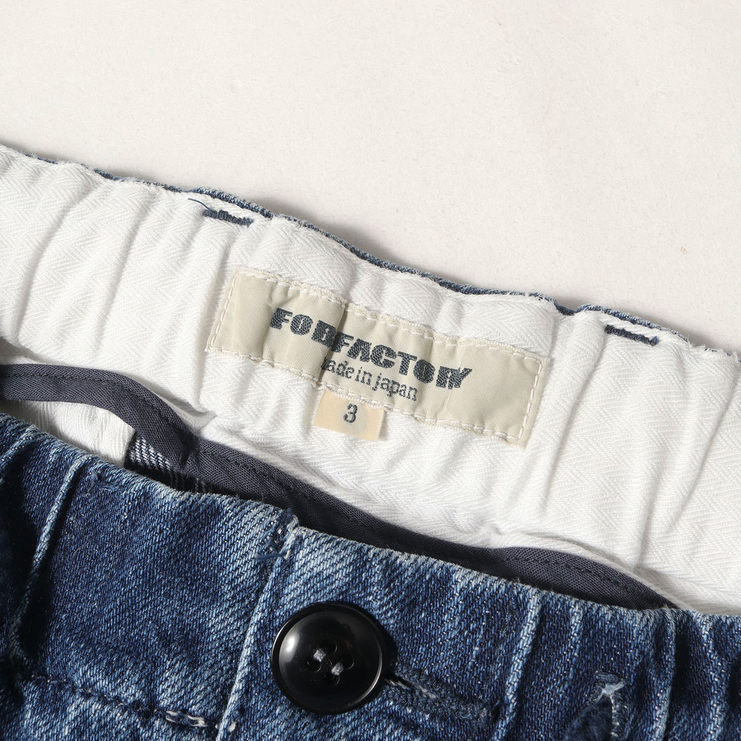 F0508 デニム トラックパンツ