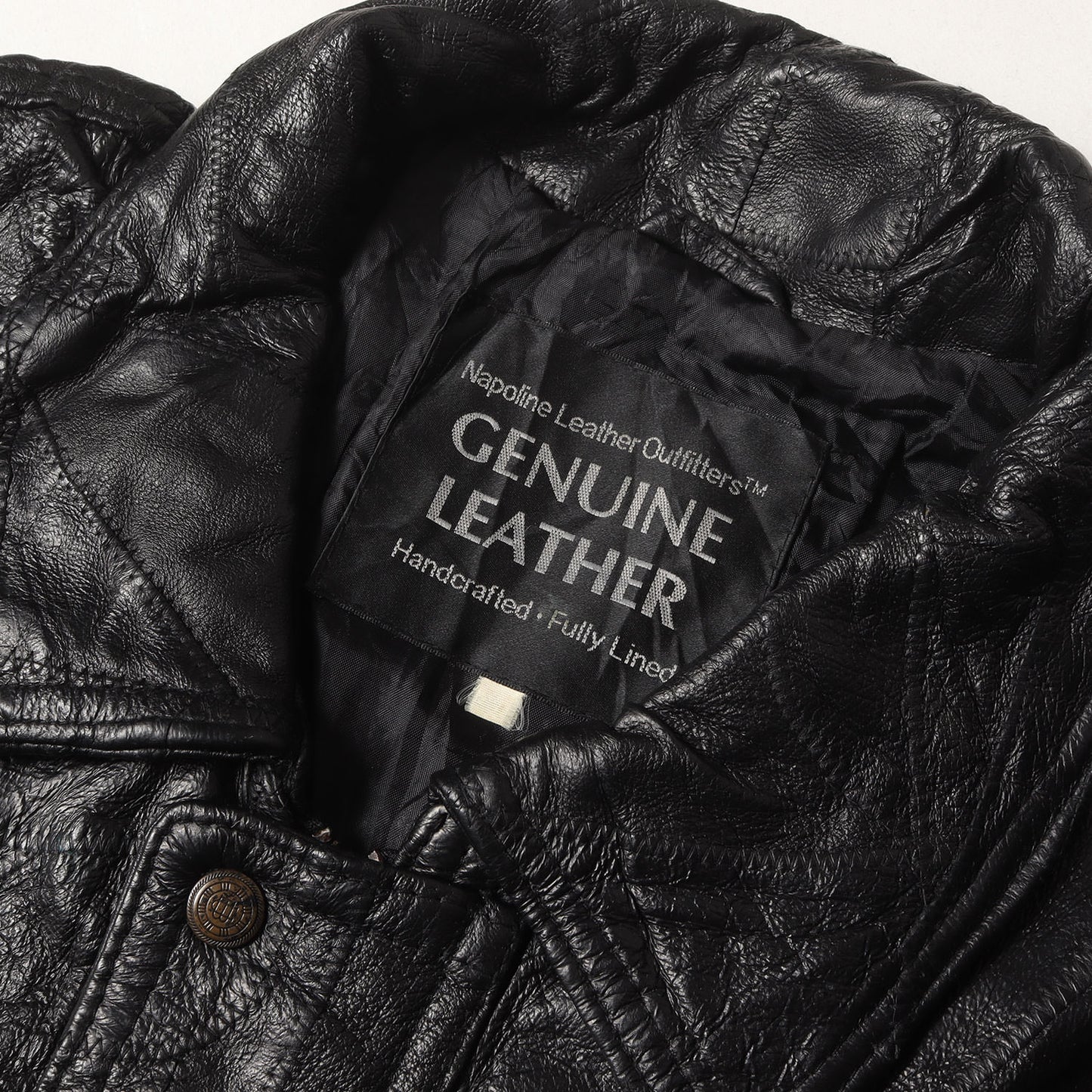 90s パッチワーク レザー ジャケット Napoline Leather Outfitters