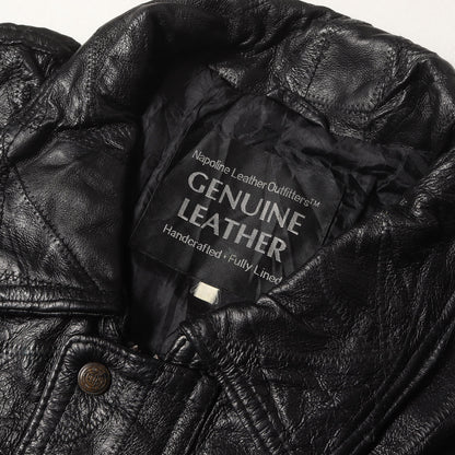 90s パッチワーク レザー ジャケット Napoline Leather Outfitters