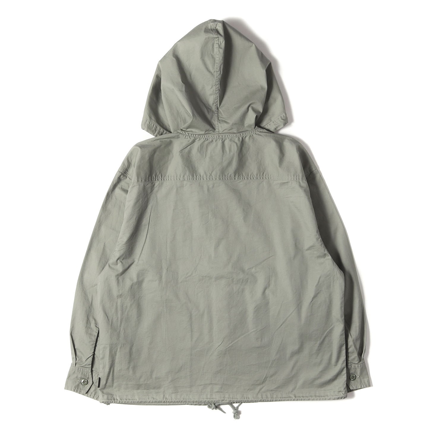 24AW フード付き ストレッチツイル シャツ(HOODED SHIRT LS)