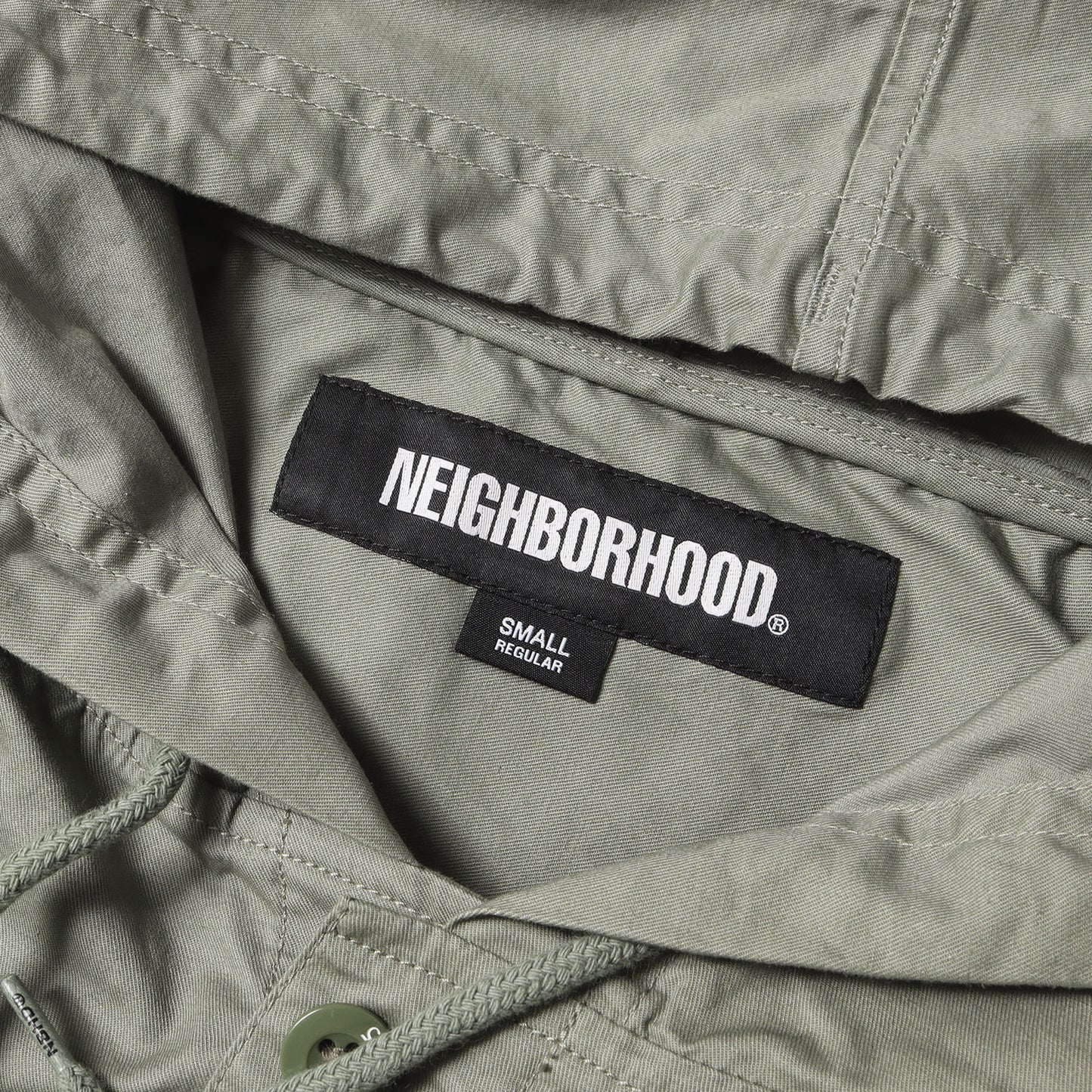 24AW フード付き ストレッチツイル シャツ(HOODED SHIRT LS)