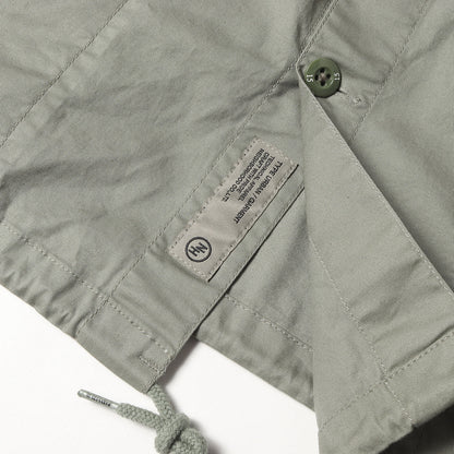 24AW フード付き ストレッチツイル シャツ(HOODED SHIRT LS)