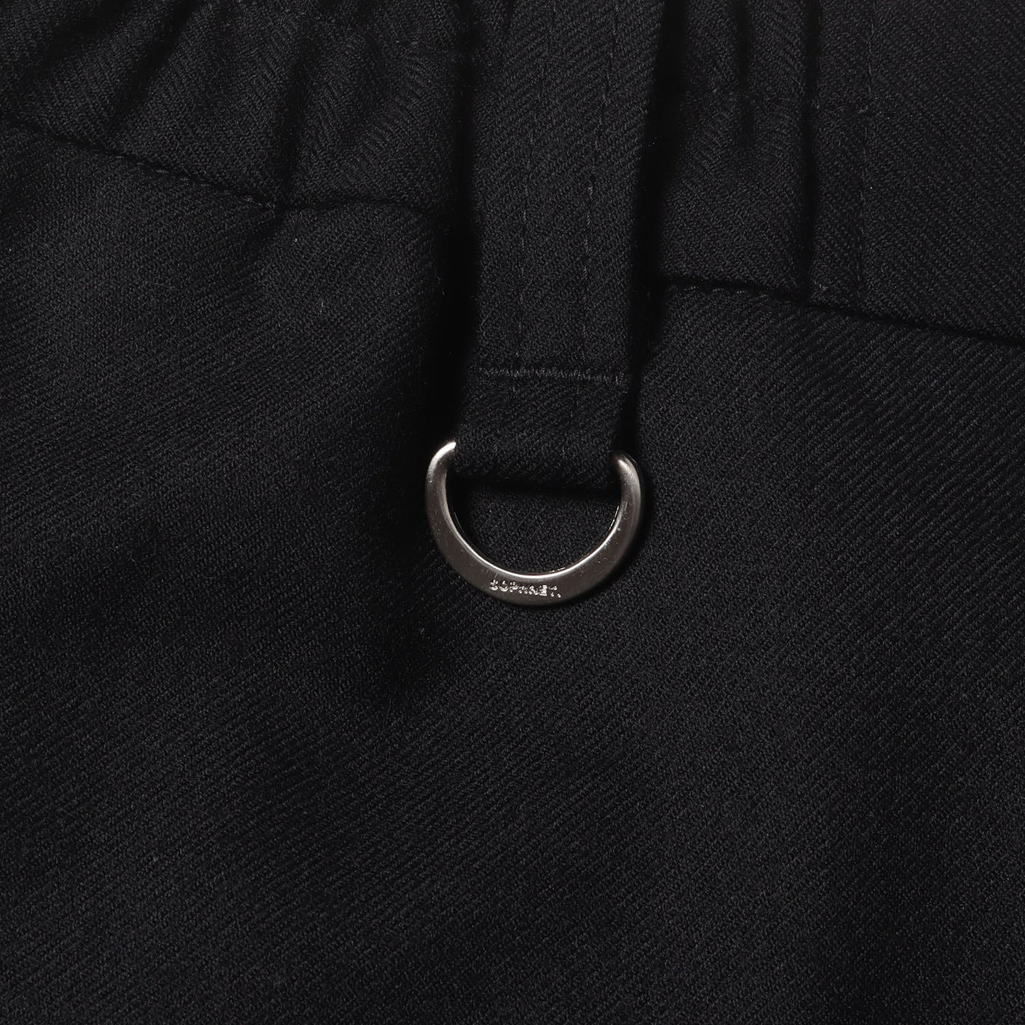 23AW ストレッチ ウールツイル イージーパンツ(STRETCH WOOL HEM SHIRRING STANDARD EASY PANTS)