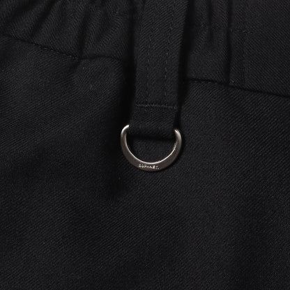 23AW ストレッチ ウールツイル イージーパンツ(STRETCH WOOL HEM SHIRRING STANDARD EASY PANTS)