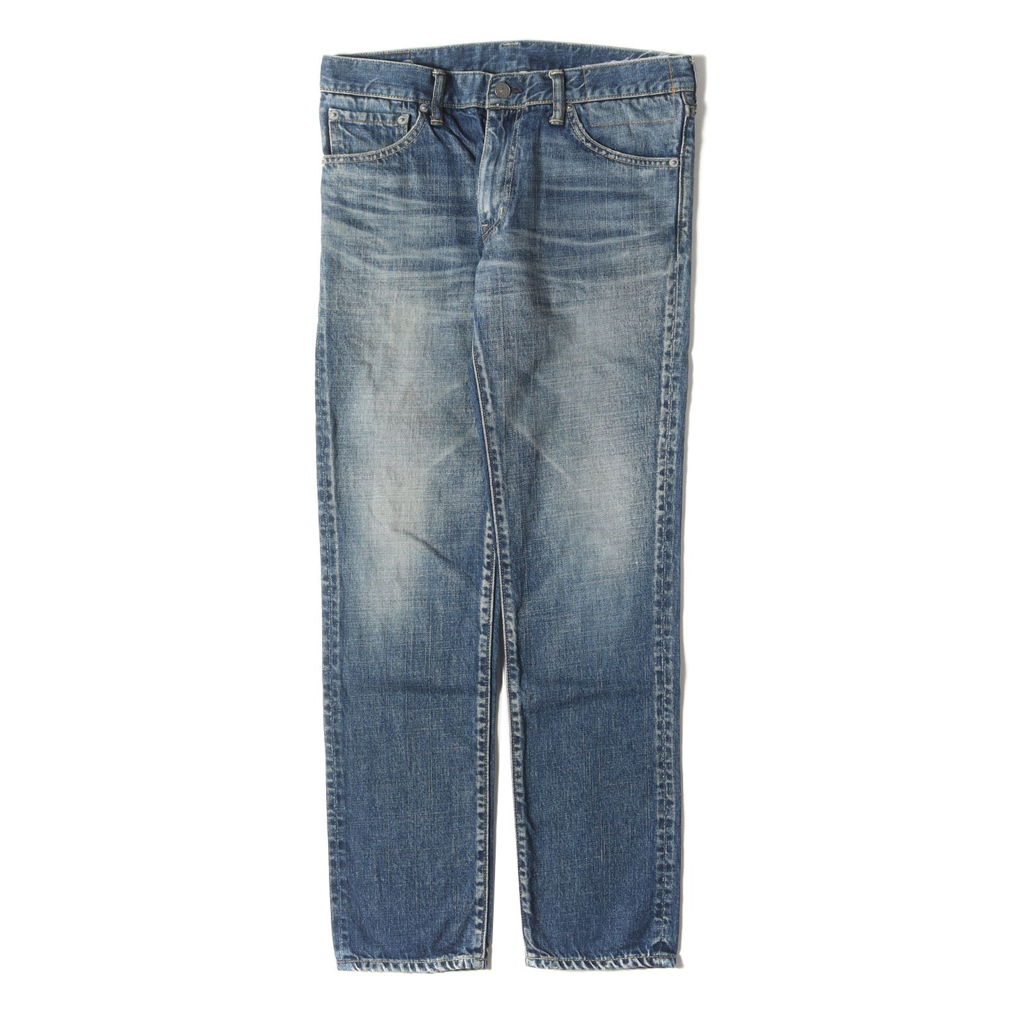 ヴィンテージ加工 スリム デニムパンツ(SOCIAL SCULPTURE DENIM 04 D9)